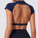 Load image into Gallery viewer, Jemi - Top sportowy Ciemnogranatowy
