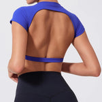 Load image into Gallery viewer, Jemi - Top sportowy Niebieski
