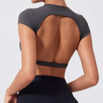 Load image into Gallery viewer, Jemi - Top sportowy Szary
