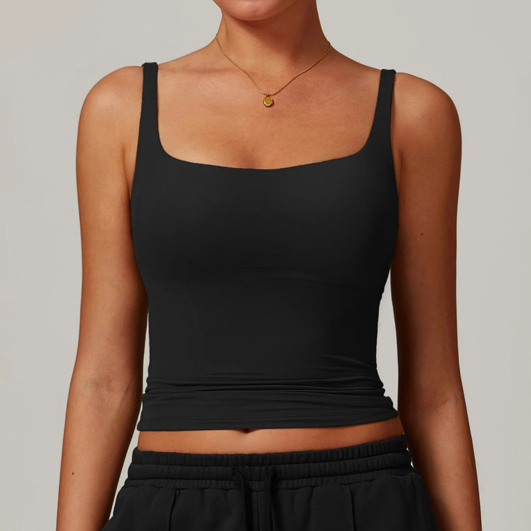 Jisa - Top sportowy Czarny