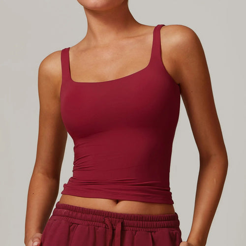 Jisa - Top sportowy Bordowy