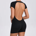 Load image into Gallery viewer, Joviya - Kombinezon sportowy Czarny

