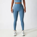 Load image into Gallery viewer, Luni - Legginsy sportowe Błękitny
