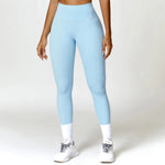 Load image into Gallery viewer, Mevi - Legginsy sportowe Błękitny
