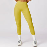 Load image into Gallery viewer, Mevi - Legginsy sportowe Żółty

