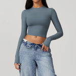 Load image into Gallery viewer, Mivy - Top sportowy Szaroniebieski
