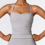 Load image into Gallery viewer, Novi - Top sportowy Jasnoszary

