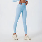 Load image into Gallery viewer, Renu - Legginsy sportowe Błękitny
