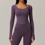 Load image into Gallery viewer, Saly - Top sportowy Fioletowy

