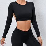 Load image into Gallery viewer, Telu - Top sportowy Czarny
