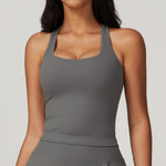 Load image into Gallery viewer, Zofy - Top sportowy Szary
