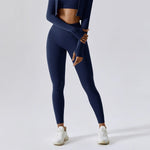 Load image into Gallery viewer, Zufi – Legginsy sportowe Granatowy
